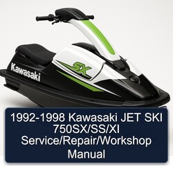 1992-1998 Kawasaki JET SKI 750sx/ss/xi / Service Repair Workshop Manual PDF