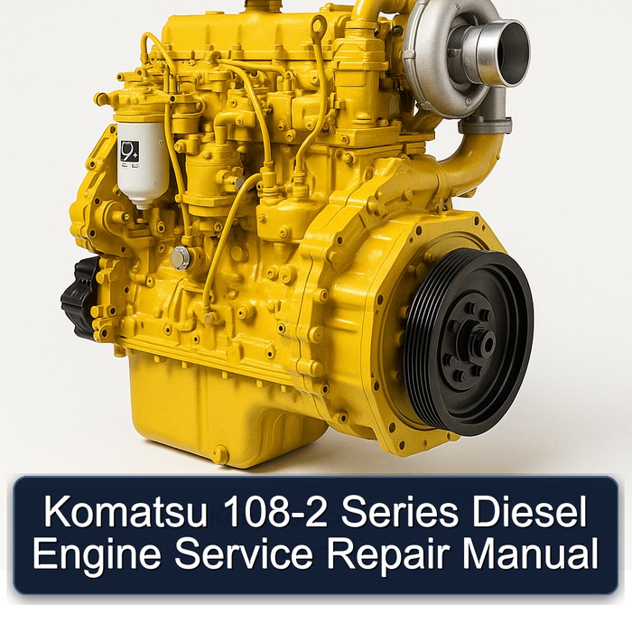 Komatsu 108 2 Series Diesel Engine Service Repair Workshop Manual PDF