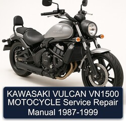 1987-1999 Kawasaki Vulcan VN1500 Motocycle Service Repair Workshop Manual PDF