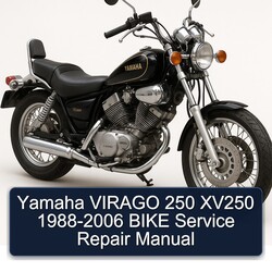 1988-2006 Yamaha Virago 250 XV250 - Bike Service Repair Workshop Manual PDF