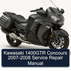 2007-2008 Kawasaki Concours Models 1400GTR Service Repair Workshop Manual PDF
