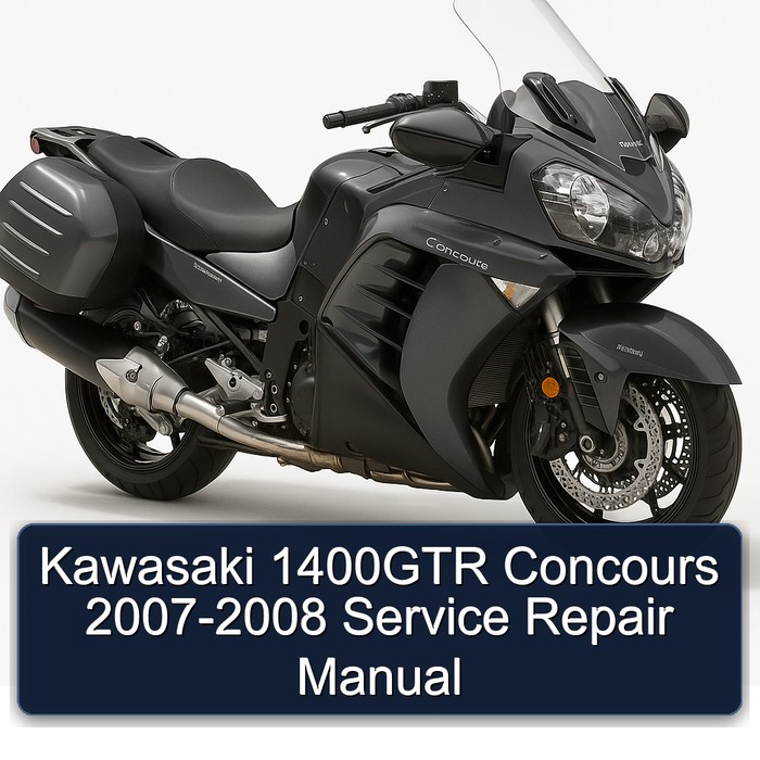 2007-2008 Kawasaki Concours Models 1400GTR Service Repair Workshop Manual PDF