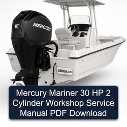 Mercury Mariner 30 HP 2 Cylinder Service Repair Workshop Manual PDF