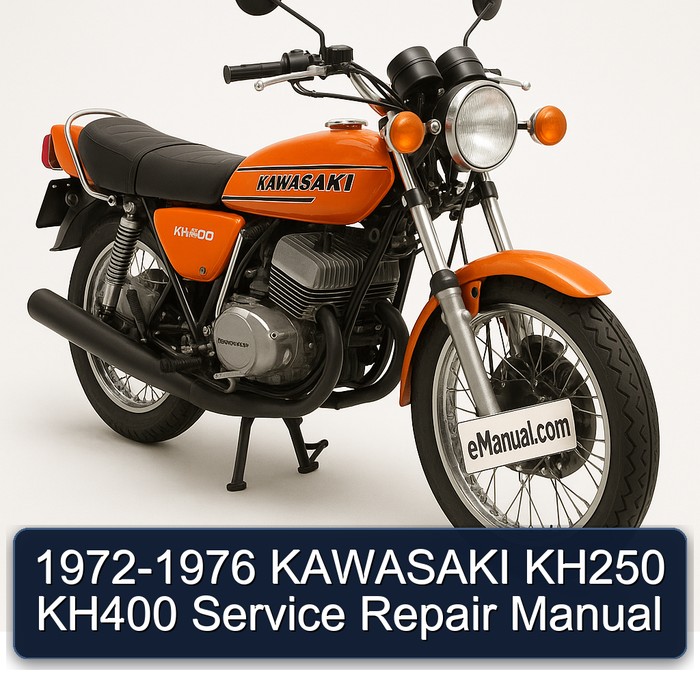 1972-1976 Kawasaki KH Series KH250 KH400 Service Repair Workshop Manual PDF