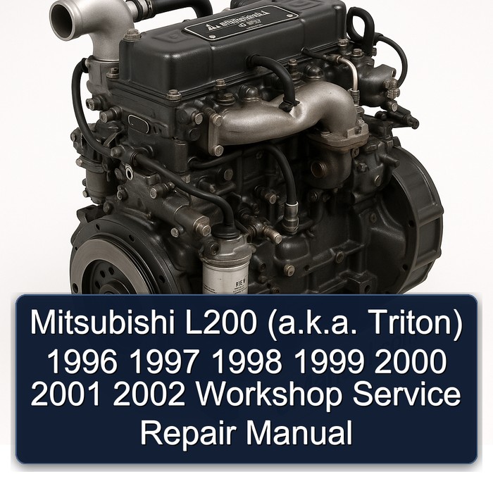 1996-2002 Mitsubishi S 4 K Series L200 ( .k. . Triton) Service Repair Workshop Manual PDF