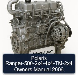 2006 Polaris Ranger-500-2x4-4x4-tm-2x4 Owners Owner's Manual PDF
