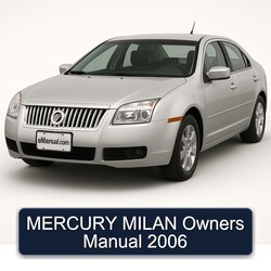 2006 Mercury Milan Owners Owner's Manual PDF