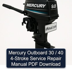 Mercury Outboard 30 / 40 4-stroke Service Repair Workshop Manual PDF