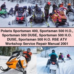 2001 Polaris Sportsman 400 500 H.o. Duse RSE ATV Service Repair Workshop Manual PDF