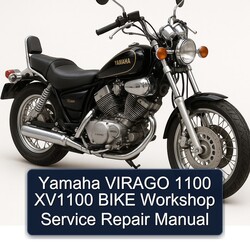 Yamaha Virago 1100 XV1100 Bike Service Repair Workshop Manual PDF