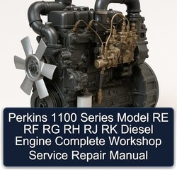 Perkins 1100 Series Model RE RF RG RH RJ RK Diesel Engine Service Repair Workshop Manual PDF