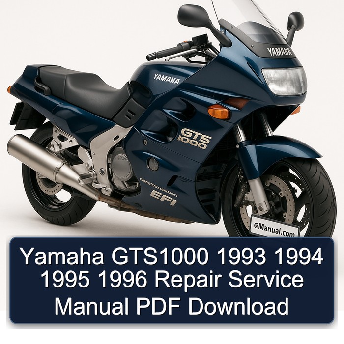1993-1996 Yamaha GTS1000 Service Repair Workshop Manual PDF