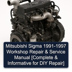 1991-1997 Mitsubishi S 4 K Series Sigma - [ Informative DIY ] Service Repair Workshop Manual PDF