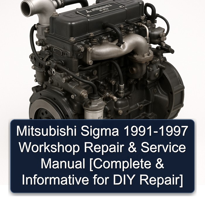 1991-1997 Mitsubishi S 4 K Series Sigma - [ Informative DIY ] Service Repair Workshop Manual PDF