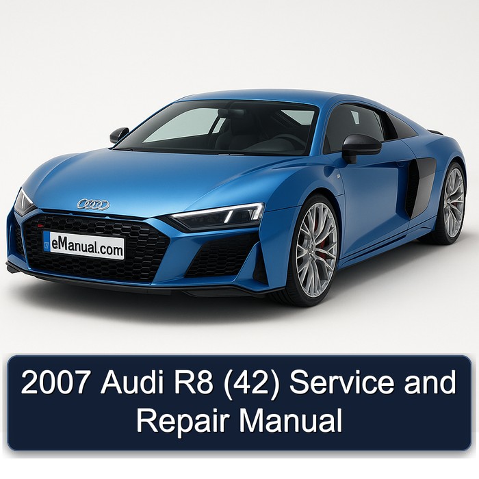 2007 Audi R8 (42) Service Repair Workshop Manual PDF