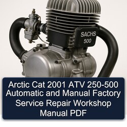2001 Arctic CAT ATV 250-500 Automatic Service Repair Workshop Manual PDF