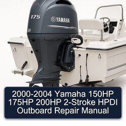 2000-2004 Yamaha 150HP 175HP 200HP 2-stroke Hpdi Outboard Service Repair Workshop Manual PDF