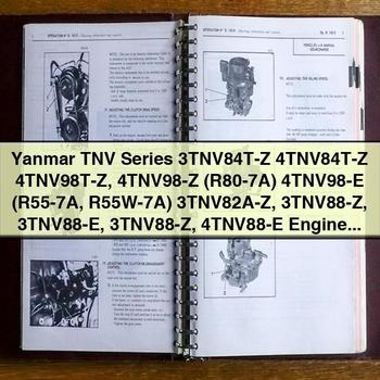 Yanmar TNV Series Engine Electrical Control Industrial Service Repair Workshop Manual PDF