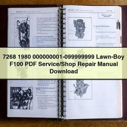 000000001-099999999 LAWN-BOY F100 /shop Service Repair Workshop Manual PDF