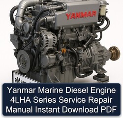 Yanmar Marine Diesel Engine 4LHA Series Service Repair Workshop Manual PDF
