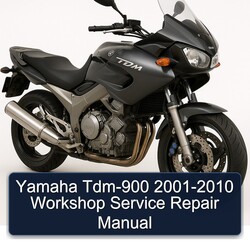 2001-2010 Yamaha TDM Models TDM-900 Service Repair Workshop Manual PDF