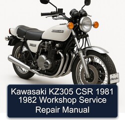 1981-1982 Kawasaki KZ Series KZ305 CSR Service Repair Workshop Manual PDF