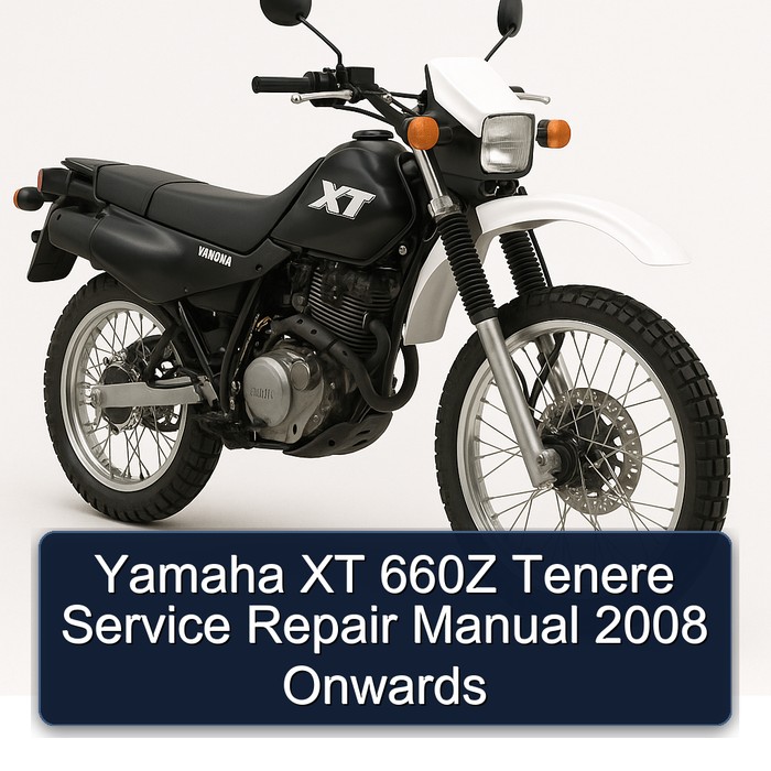 2008 Yamaha XT Models 660Z Tenere Onwards Service Repair Workshop Manual PDF