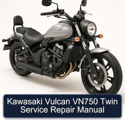 Kawasaki Vulcan VN750 Twin Service Repair Workshop Manual PDF