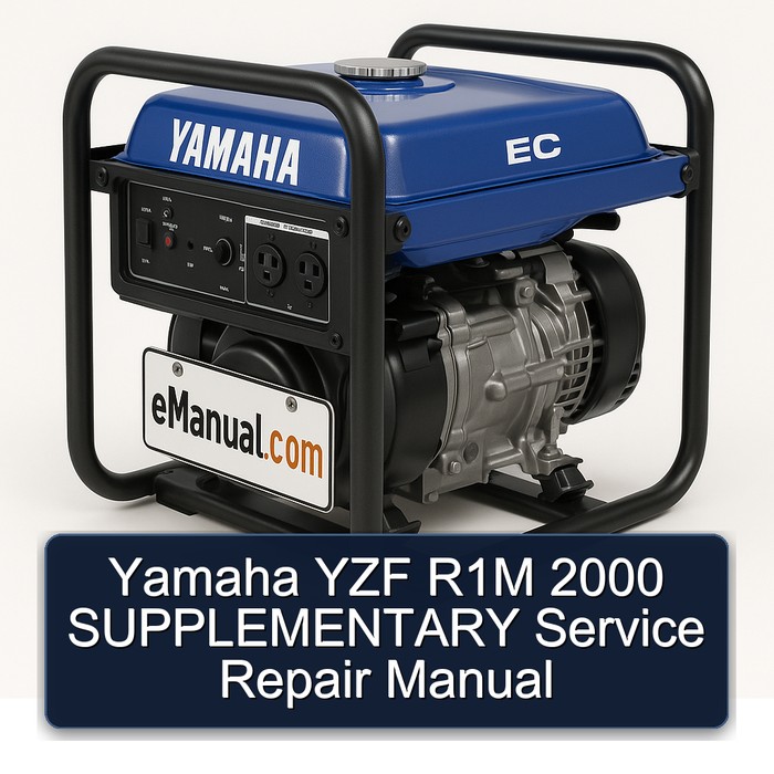 2000 Yamaha AG200 YZF R1M Supplementary Service Repair Workshop Manual PDF