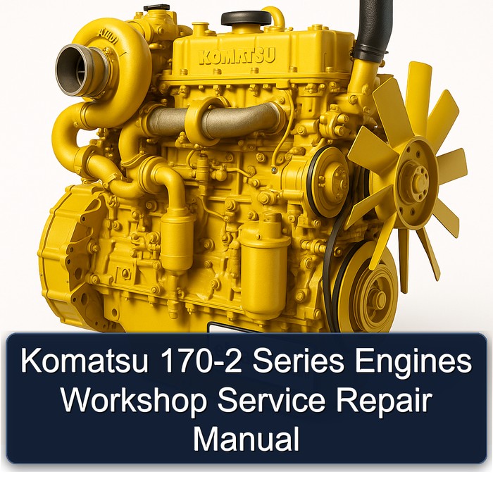 Komatsu 170 2 170-2 Series Engines Service Repair Workshop Manual PDF