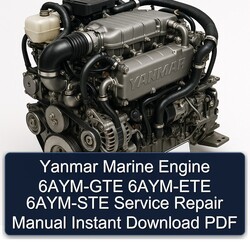 Yanmar Marine Engine 6AYM-GTE 6AYM-ETE 6AYM-STE Service Repair Workshop Manual PDF
