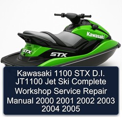 2000-2005 Kawasaki 1100 STX D.i. JT1100 Jet Ski Service Repair Workshop Manual PDF