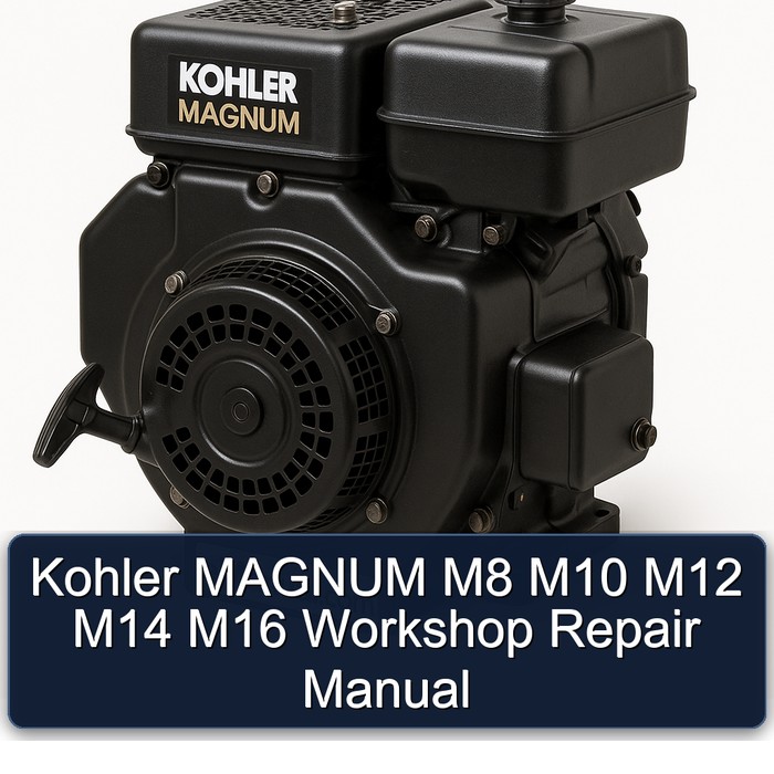Kohler Magnum Models M8 M10 M12 M14 M16 Service Repair Workshop Manual PDF