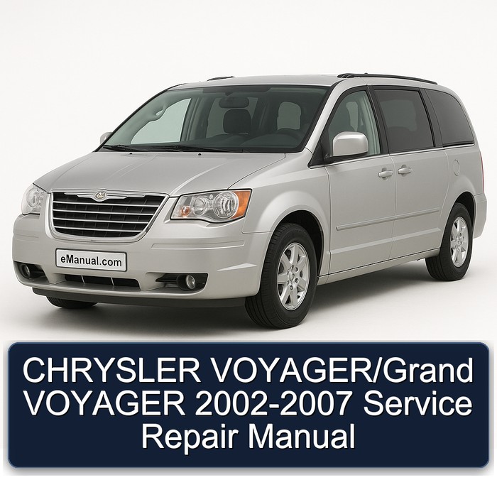 2002-2007 Chrysler Voyager/grand Voyager Service Repair Workshop Manual PDF