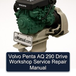 Volvo Penta AQ 290 Drive Service Repair Workshop Manual PDF