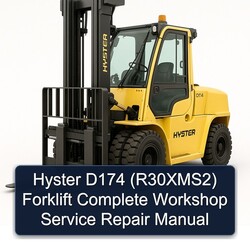 Hyster D174 (R30XMS2) Forklift Service Repair Workshop Manual PDF