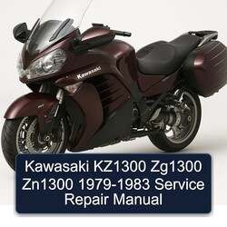 1979-1983 Kawasaki ZG Models KZ1300 ZG1300 ZN1300 Service Repair Workshop Manual PDF