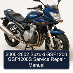 2000-2002 Suzuki GSF1200 GSF1200S Service Repair Manual 