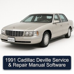 1991 Cadillac Deville Software Service Repair Workshop Manual PDF