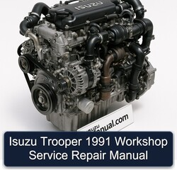 1991 Isuzu N Series Trooper Service Repair Workshop Manual PDF