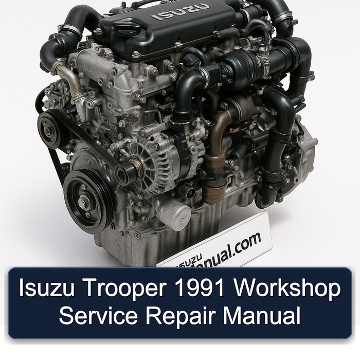 1991 Isuzu N Series Trooper Service Repair Workshop Manual PDF