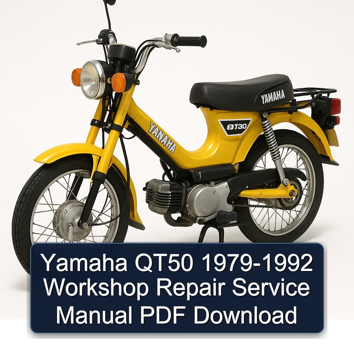 1979-1992 Yamaha QT50 MA50 Service Repair Workshop Manual PDF