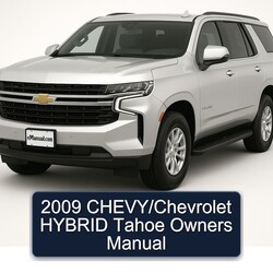2009 CHEVY/Chevrolet HYBRID Tahoe Owners Manual 