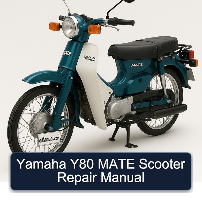 Yamaha Y80 Mate Scooter Service Repair Workshop Manual PDF