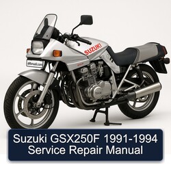 1991-1994 Suzuki GSX Series GSX250F Service Repair Workshop Manual PDF