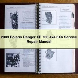 2009 Polaris Ranger XP 700 4x4 6x6 Service Repair Workshop Manual PDF