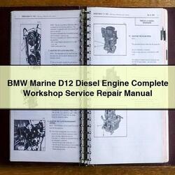 BMW 2 Series Marine D12 Diesel Engine Service Repair Workshop Manual PDF