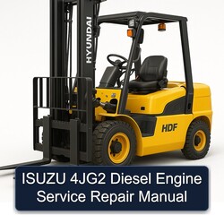 Isuzu 4jg2 Diesel Engine Service Repair Workshop Manual PDF