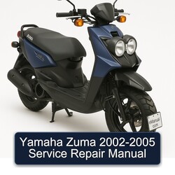 2002-2005 Yamaha Zuma Service Repair Workshop Manual PDF