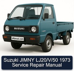 1973 Suzuki Jimny Lj20/v/50 Service Repair Workshop Manual PDF